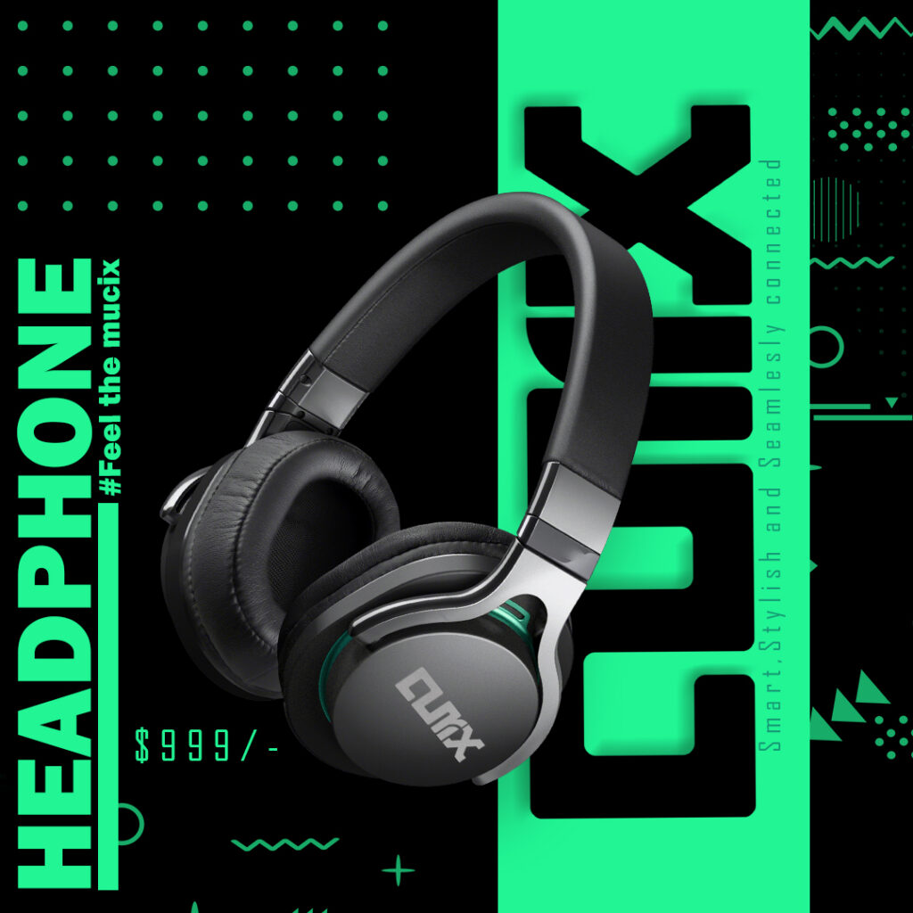 Headphone social media poster | aurix poster | headset | headphone | socialmedia